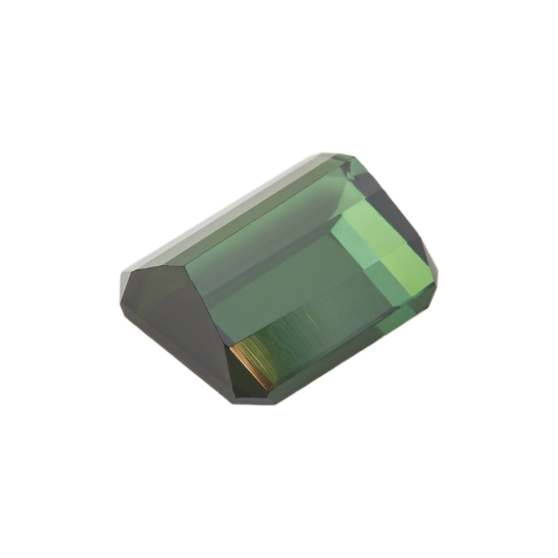 Огранка турмалин зеленый (верделит) Бразилия багет 7,65*6,58*4,57&nbsp;мм