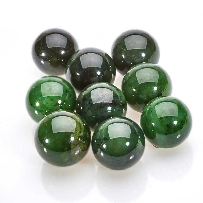 Шар нефрит зеленый Россия 3&nbsp;см