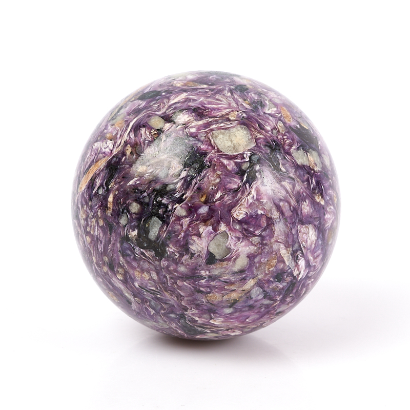 Шар чароит Россия 6&nbsp;см