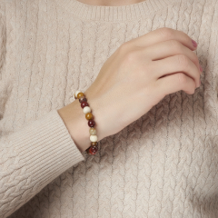 Браслет яшма мукаит Австралия 8 мм 18 см