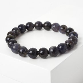 Браслет иолит (кордиерит) Индия 10 мм 16 см