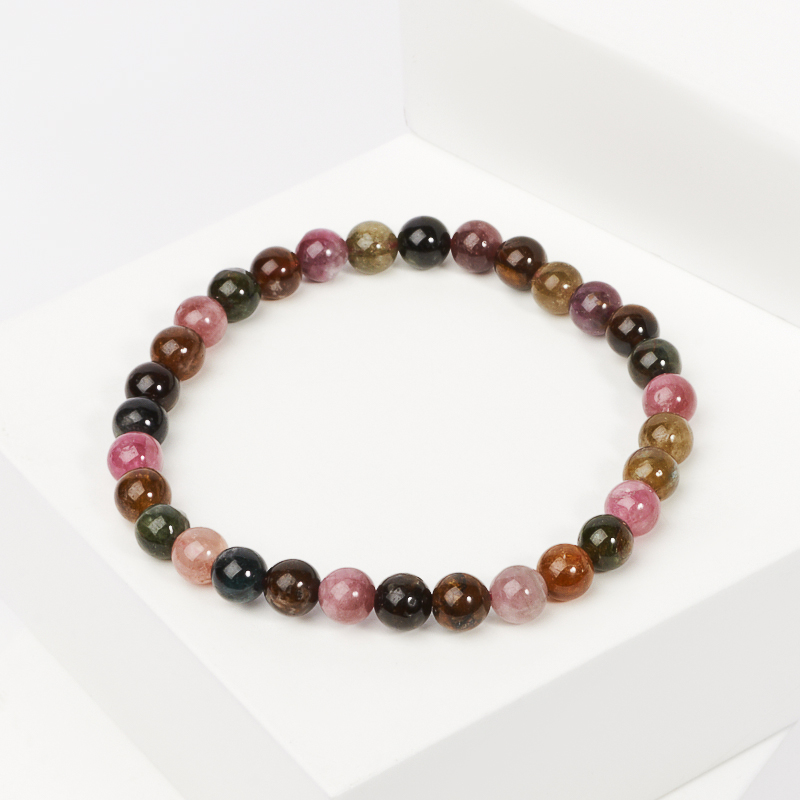 Браслет турмалин Бразилия 6 мм 18 см