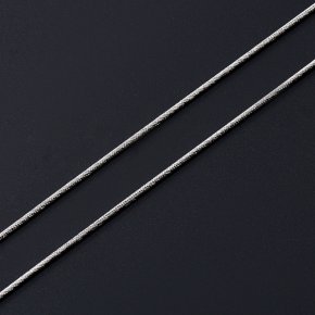 Цепь (серебро 925 пр. родир. бел.) полновесная снейк 40 см Россия