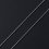 Цепь (серебро 925 пр. родир. бел.) полновесная снейк 40&nbsp;см Россия
