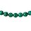 Бусы малахит Конго 5А 10 мм 66 см (сталь хир.)