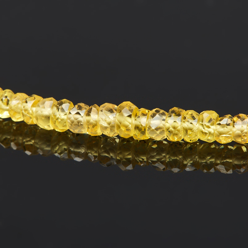 Браслет из серебра с сапфиром Canary Yellow 16&nbsp;см