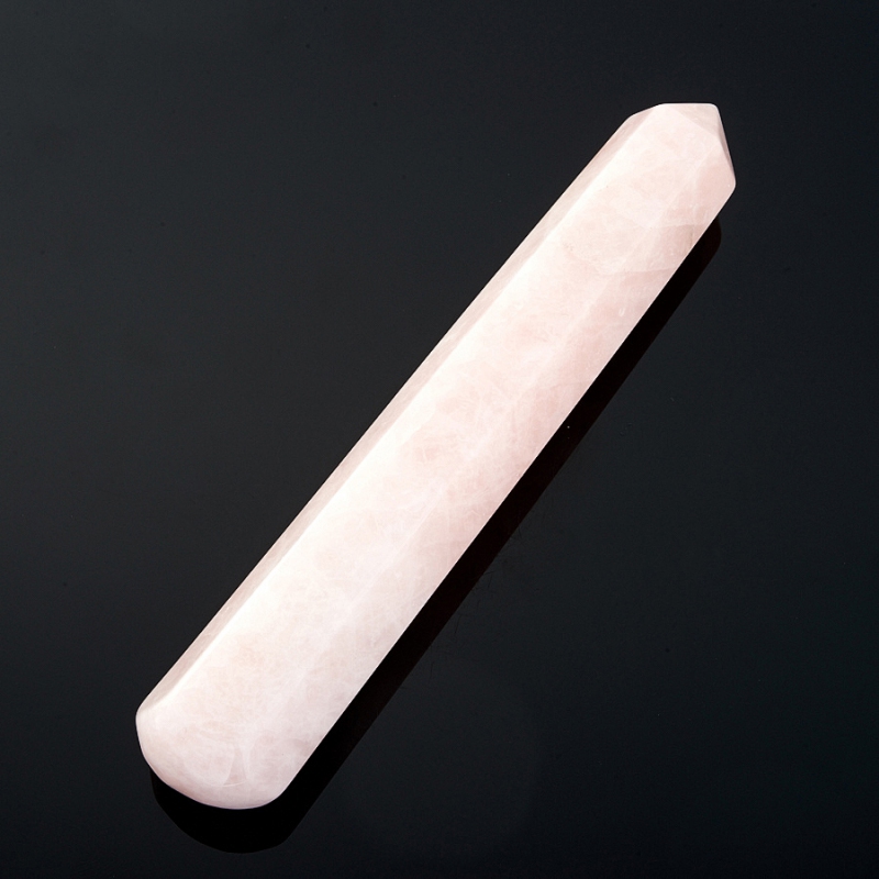 Массажная палочка розовый кварц Бразилия 8-10 см
