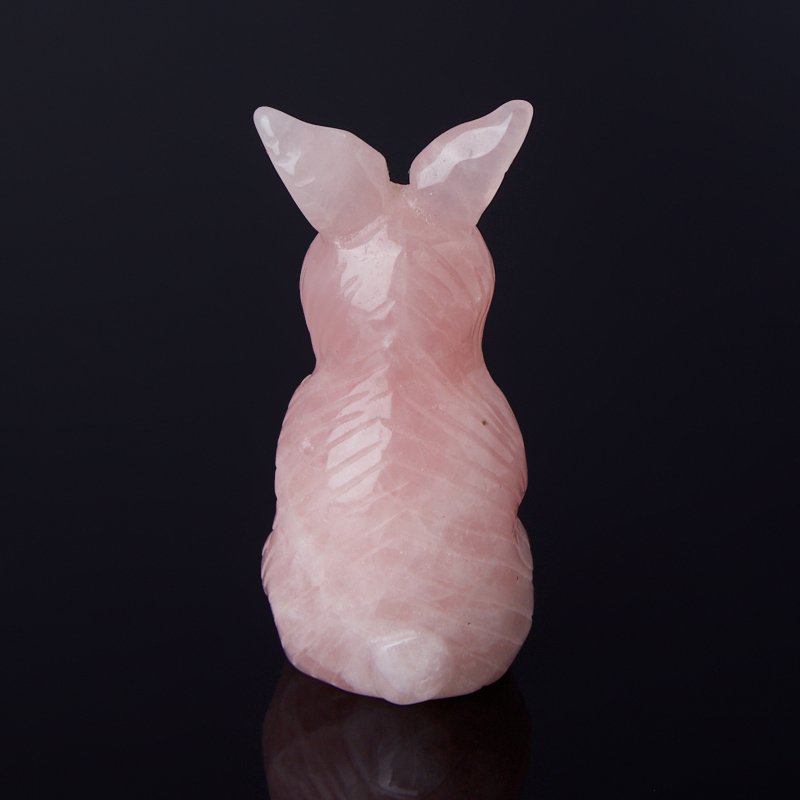 Заяц розовый кварц Бразилия 5 см
