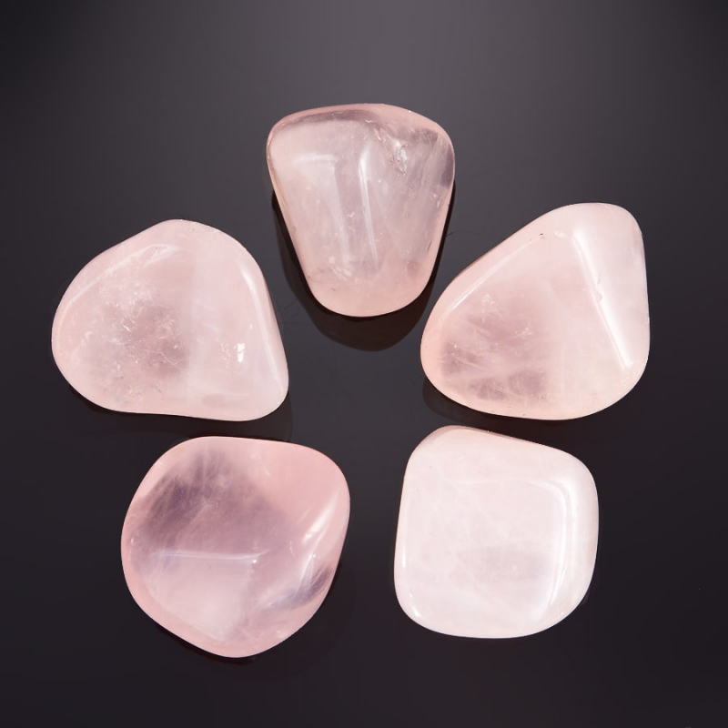 Галтовка розовый кварц Намибия (1-1,5 см) (1 шт)