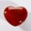 Сердечко сердолик Ботсвана 4 см