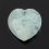 Сердечко аквамарин Бразилия 3 см