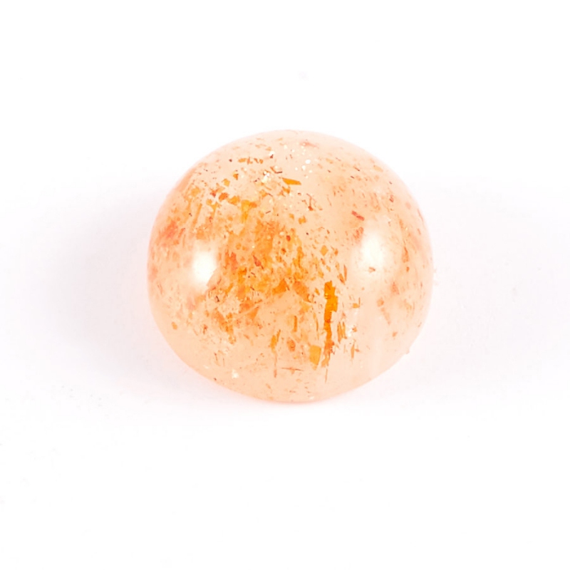 Кабошон солнечный камень Индия (1 шт) 8 мм