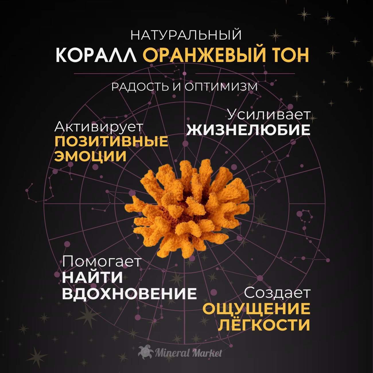 Серьги коралл оранжевый Индонезия (серебро 925 пр. оксидир.)