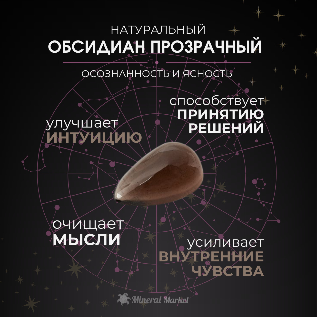 Брелок (обвес на сумку) микс авантюрин, малахит, обсидиан (сталь хир.) 12 см