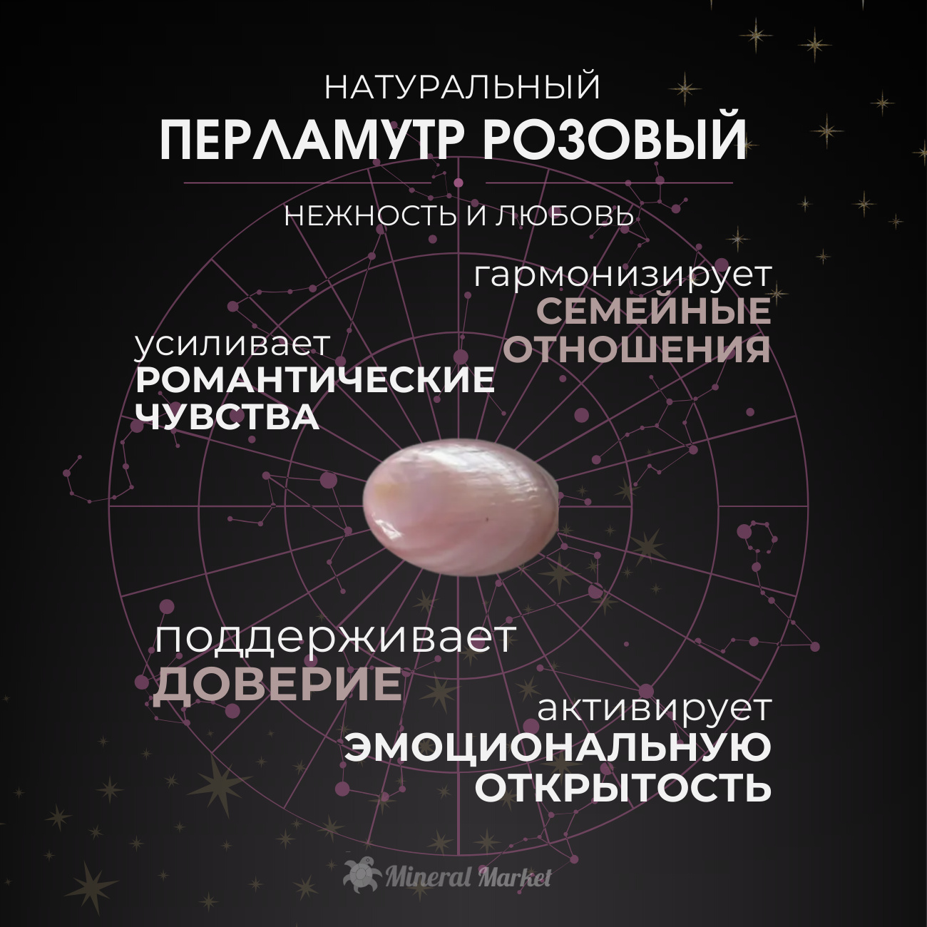 Серьги перламутр розовый Индонезия