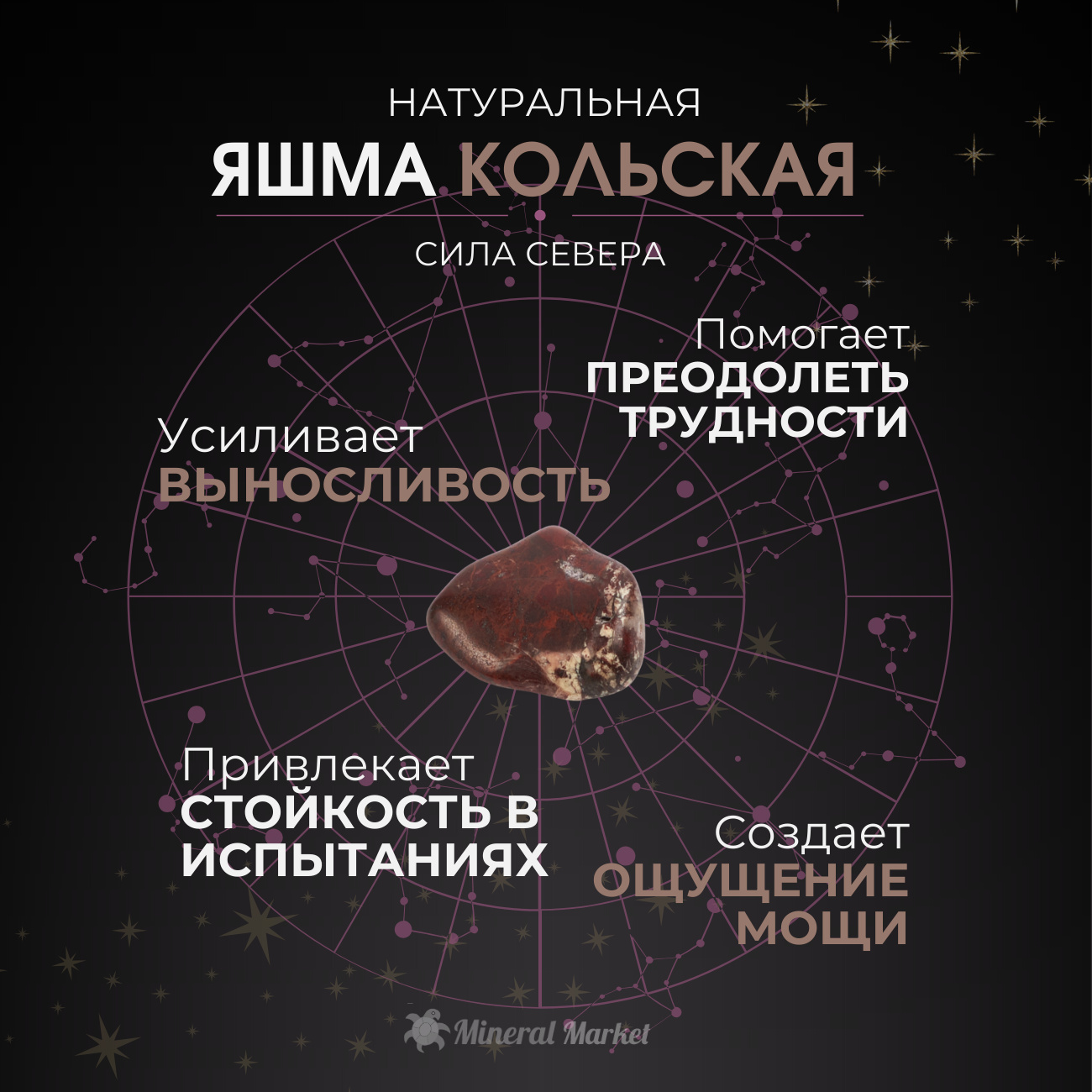 Серьги яшма кольская Россия