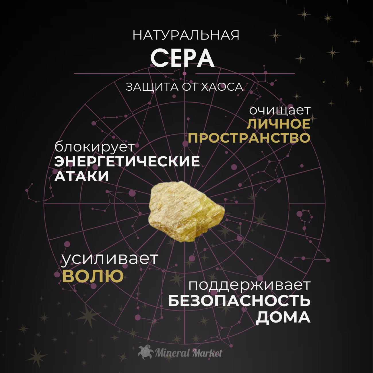 Образец сера Россия (2,5-3 см)